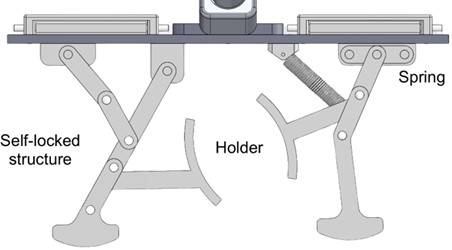 the gripper, which is intended to be installed beneath the drone body